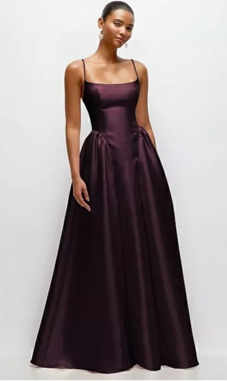 purple dress front
