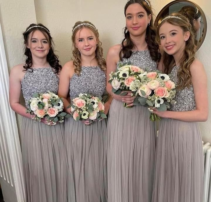 grey dresses from the front