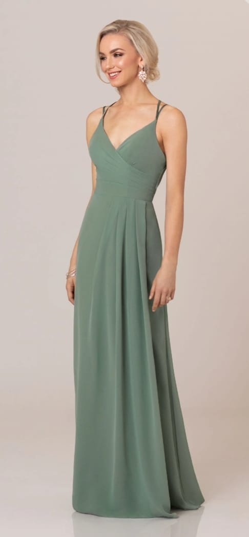 green dress from the front
