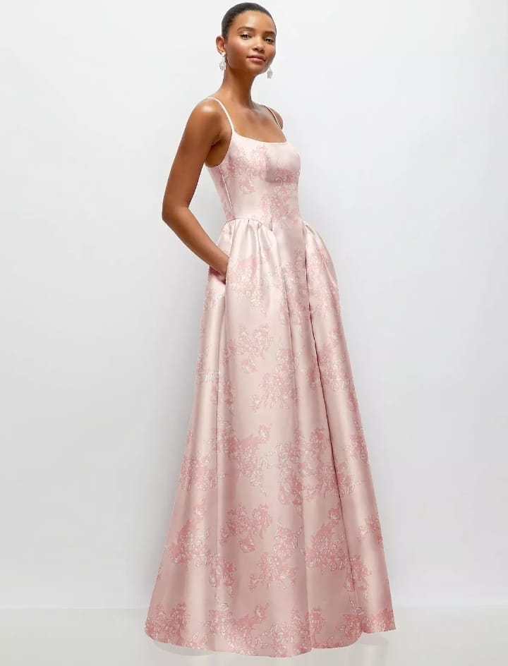 light pink dress