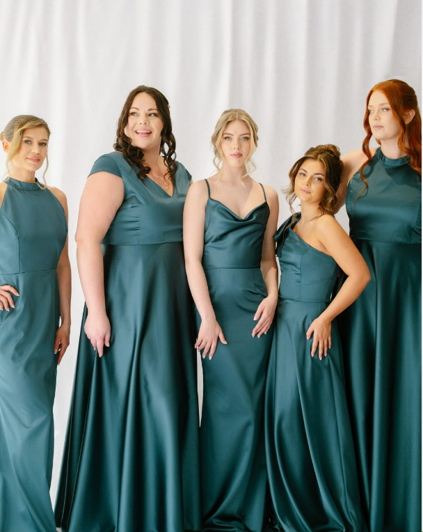 dark green dresses